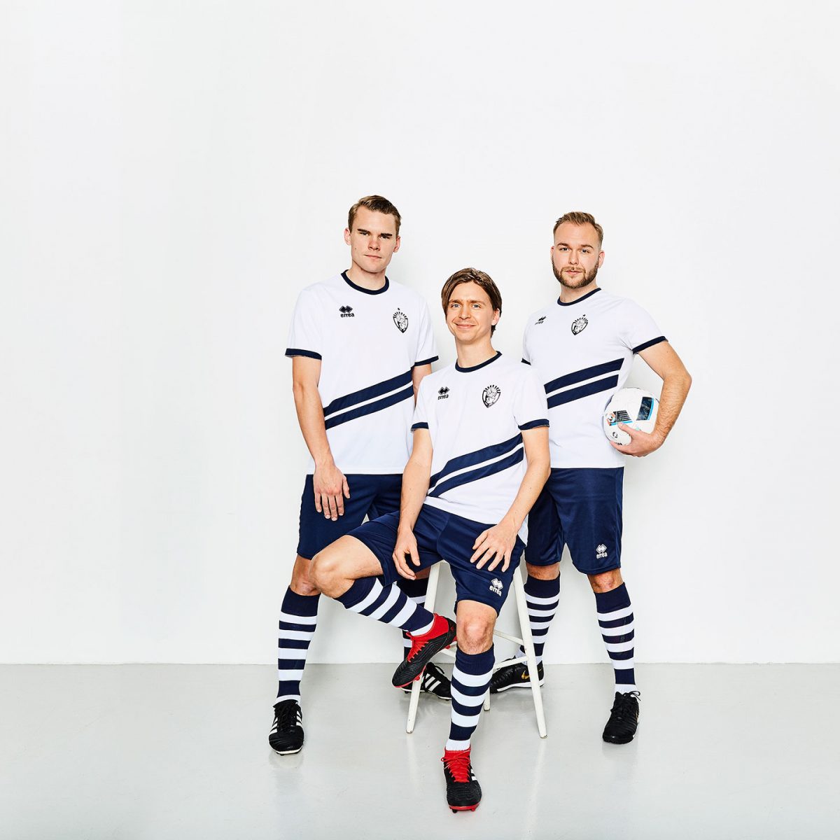 3 fotbollspelare
